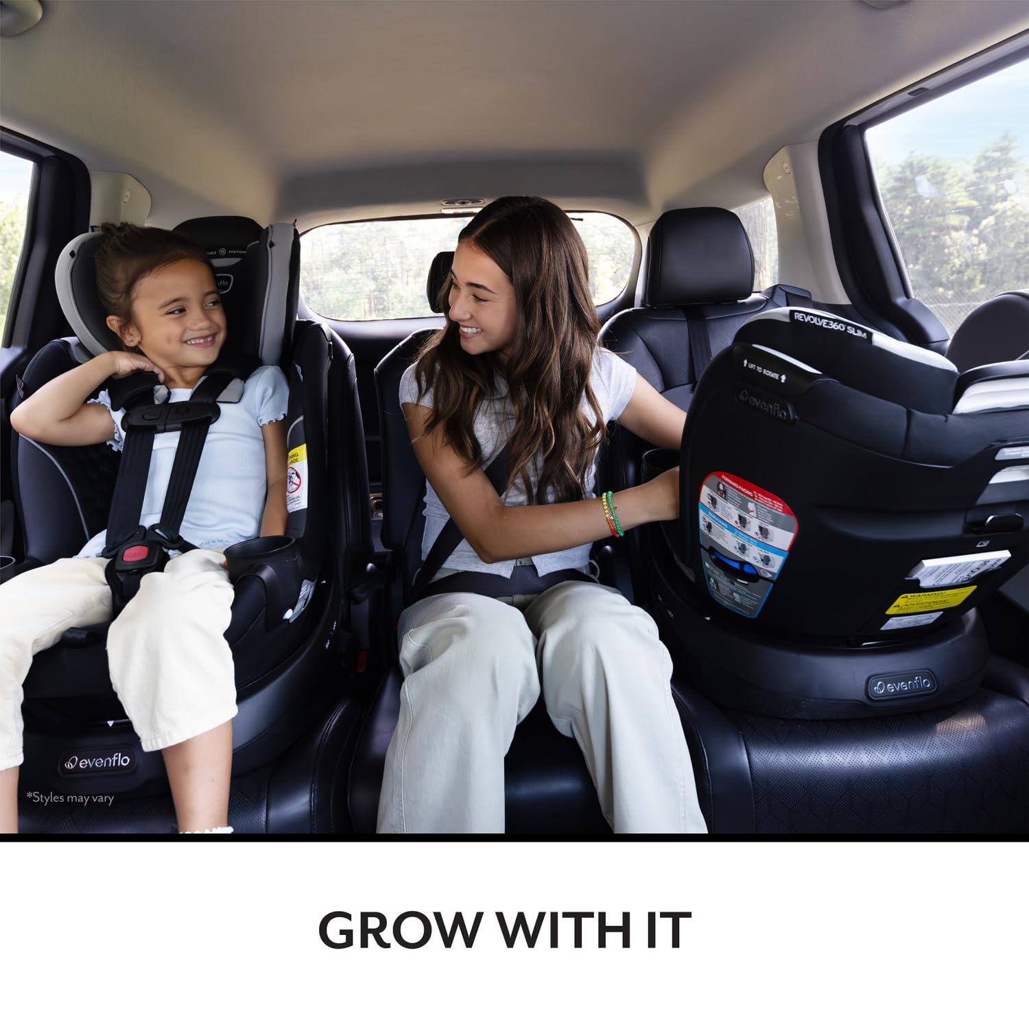 Evenflo Revolve360 Slim 2-in-1 Rotating Car Seat (Cambridge)