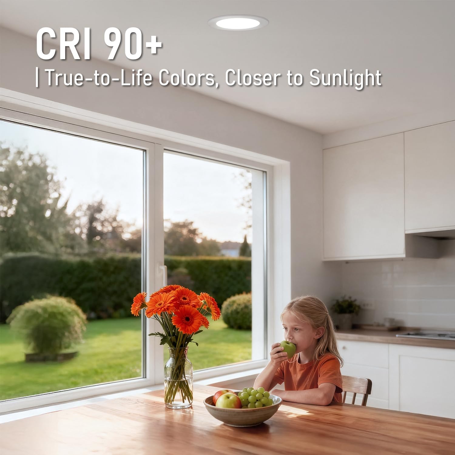 TORCHSTAR 12-Pack 6 Inch Ultra-Thin LED Recessed Light, CRI90 12W, 5000K