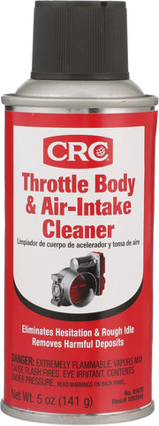 CRC Throttle Body and Air Intake Cleaner for Gasoline Engines - 5 oz