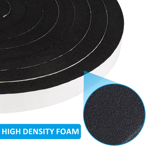 DGSL Foam Weather Stripping, 1/2" x1/8", 16.5Ft Door Window Seal Tape