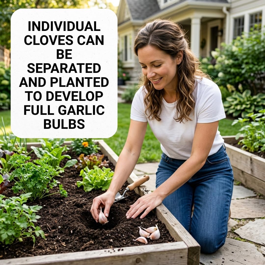 12 Hardneck Garlic Bulbs for Planting, Large Cloves for Home Gardens