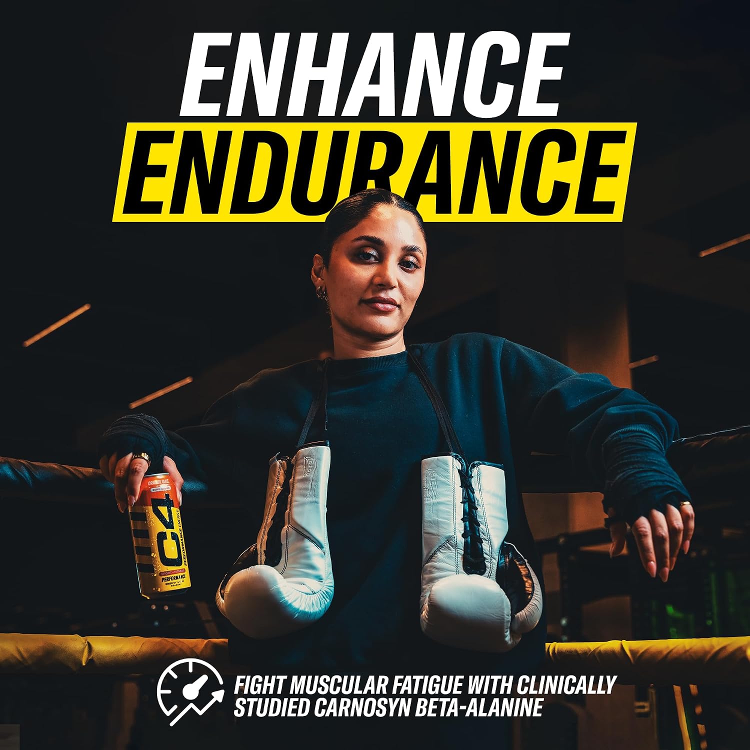 C4 Performance Energy Drink with Zero Sugar, 200mg Caffeine, 16 Fl Oz 12pk | Sour gummy splash with 200mg caffeine, beta-alanine & BetaPower betaine for explosive energy and performance.