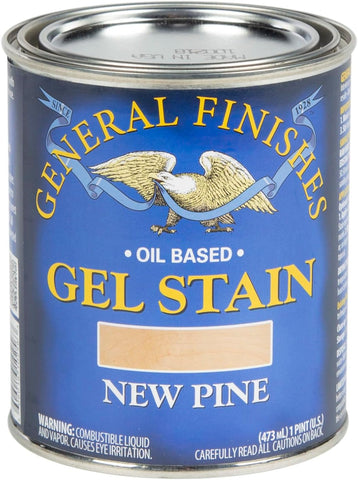 General Finishes Oil Base Gel Stain, 1 Pint, Java