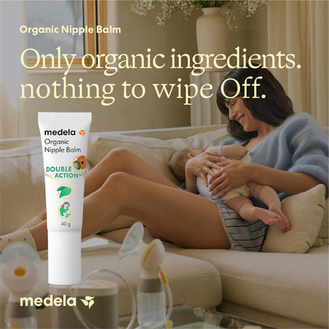 Medela Organic Nipple Cream, Soothing, For Breastfeeding & Pumping, 40g