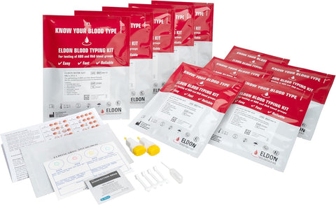 Eldoncard Blood Typing Kit, 10 Test Pack