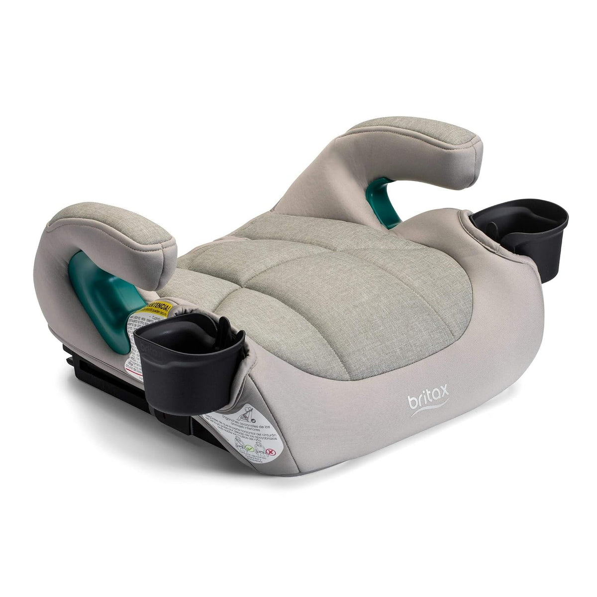 Britax UpNGo Click Backless Booster Car Seat — Parchment