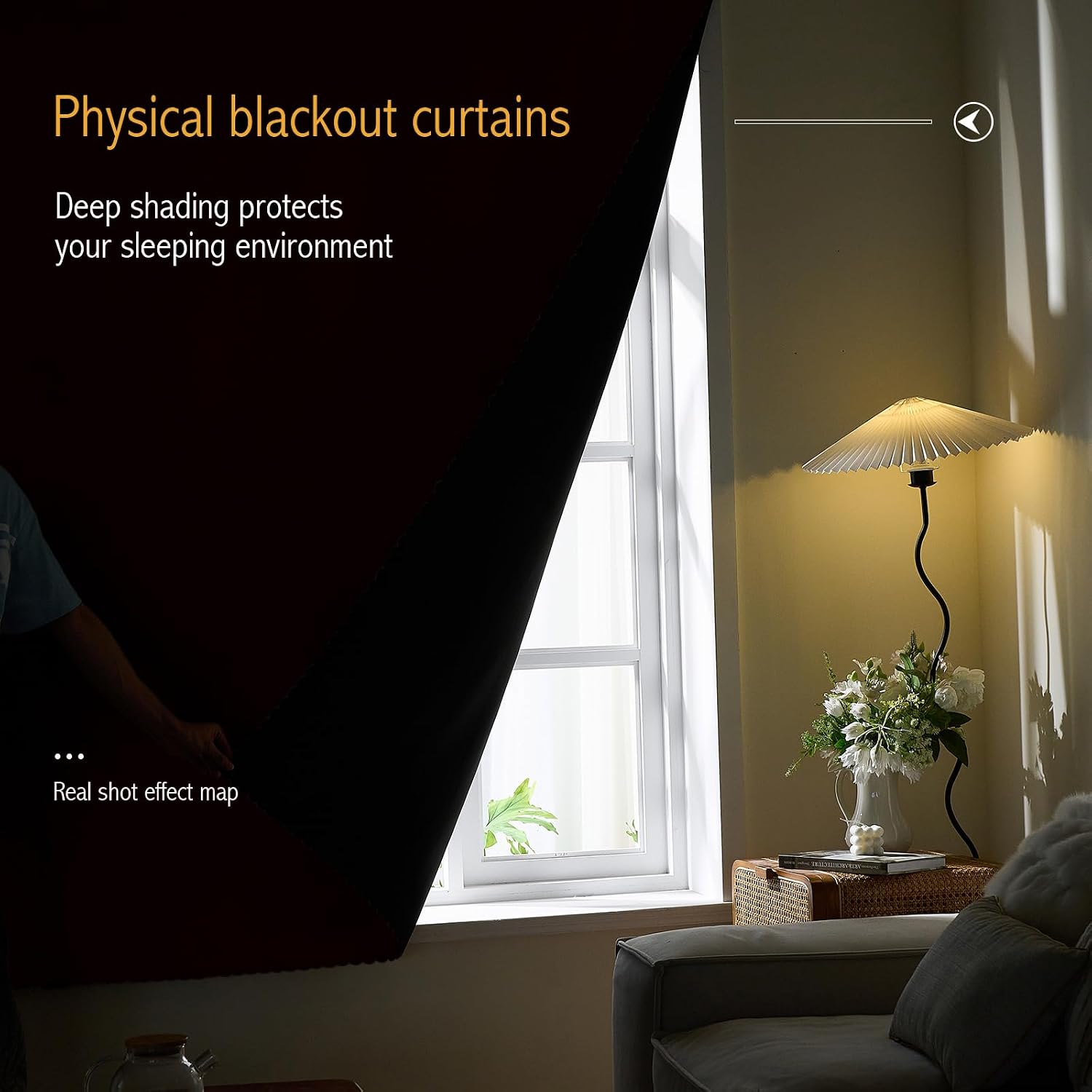 AJAZZ 100% Blackout Shades Window Cover Self Adhesive Curtains Sticky Curtain Portable Easy Open Black Out Curtains for Bedroom Living Room No Drilling (Burgundy, 59" W x 84" L 1 Panel)