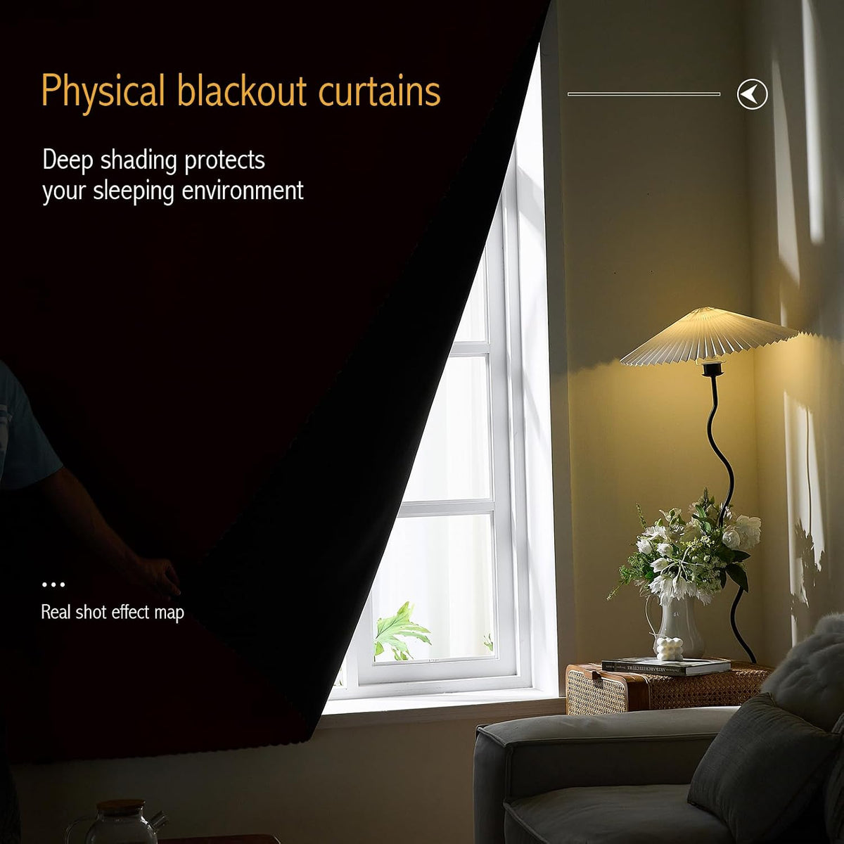 AJAZZ 100% Blackout Shades Window Cover Self Adhesive Curtains Sticky Curtain Portable Easy Open Black Out Curtains for Bedroom Living Room No Drilling (Burgundy, 59" W x 84" L 1 Panel)