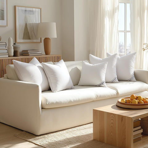 MIULEE 16x16 Pillows Inserts Pack of 2, Down Alternative Virgin Filling