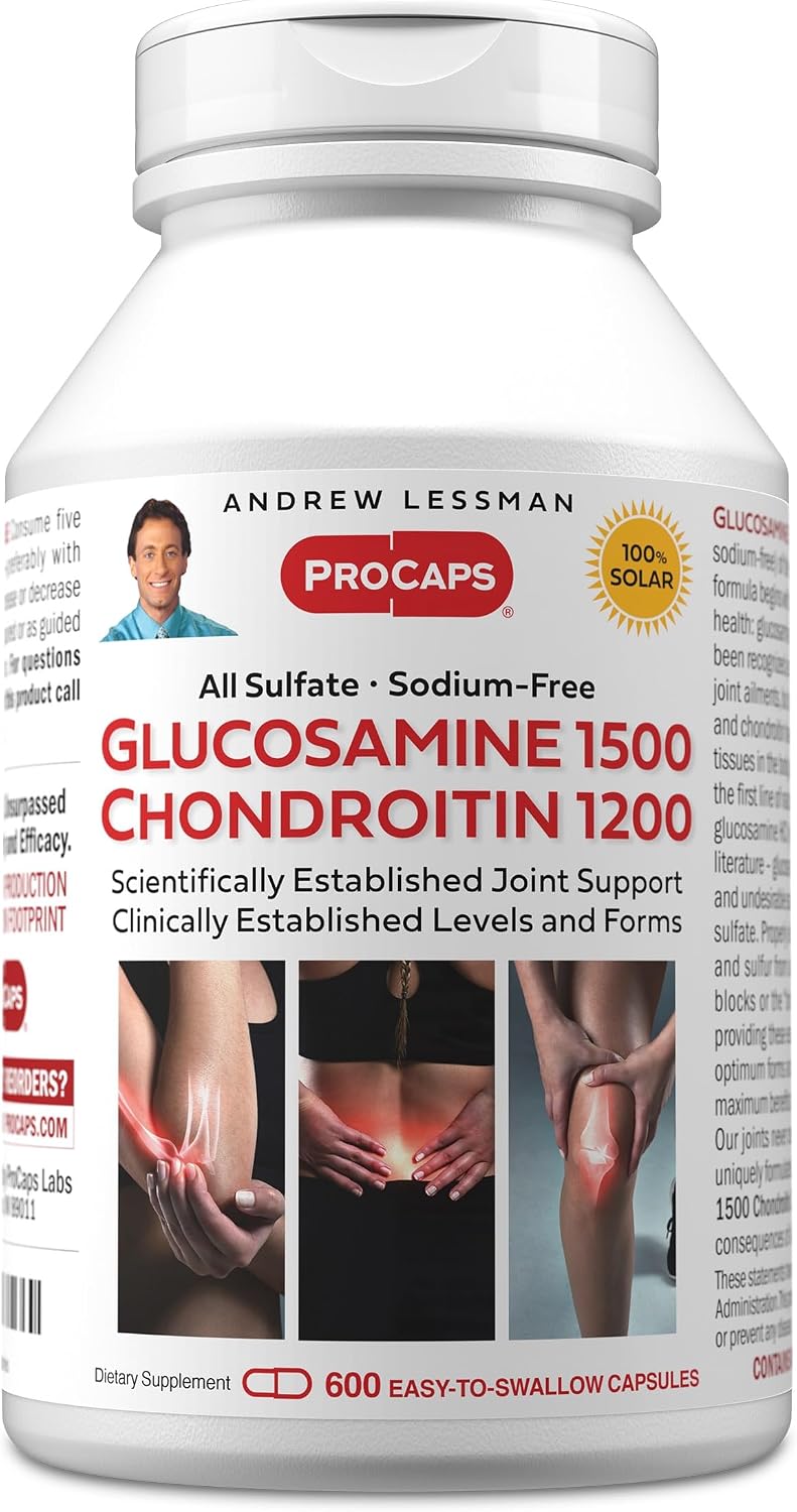 ANDREW LESSMAN Glucosamine 1500 Chondroitin 1200-600 Capsules