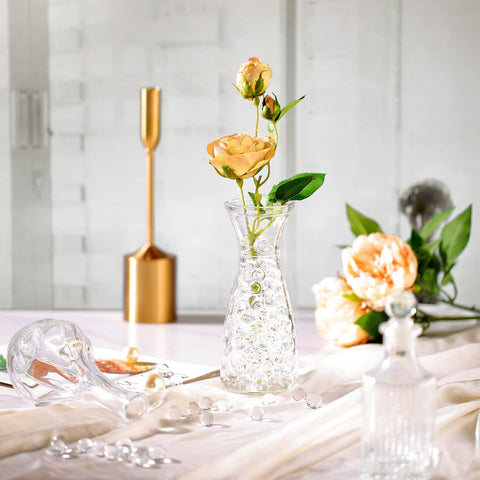 160,000 Clear Water Gel Beads for Vases, Transparent Water Gel Beads for Vase Filler, Candles, Wedding Centerpiece Floral Decorations