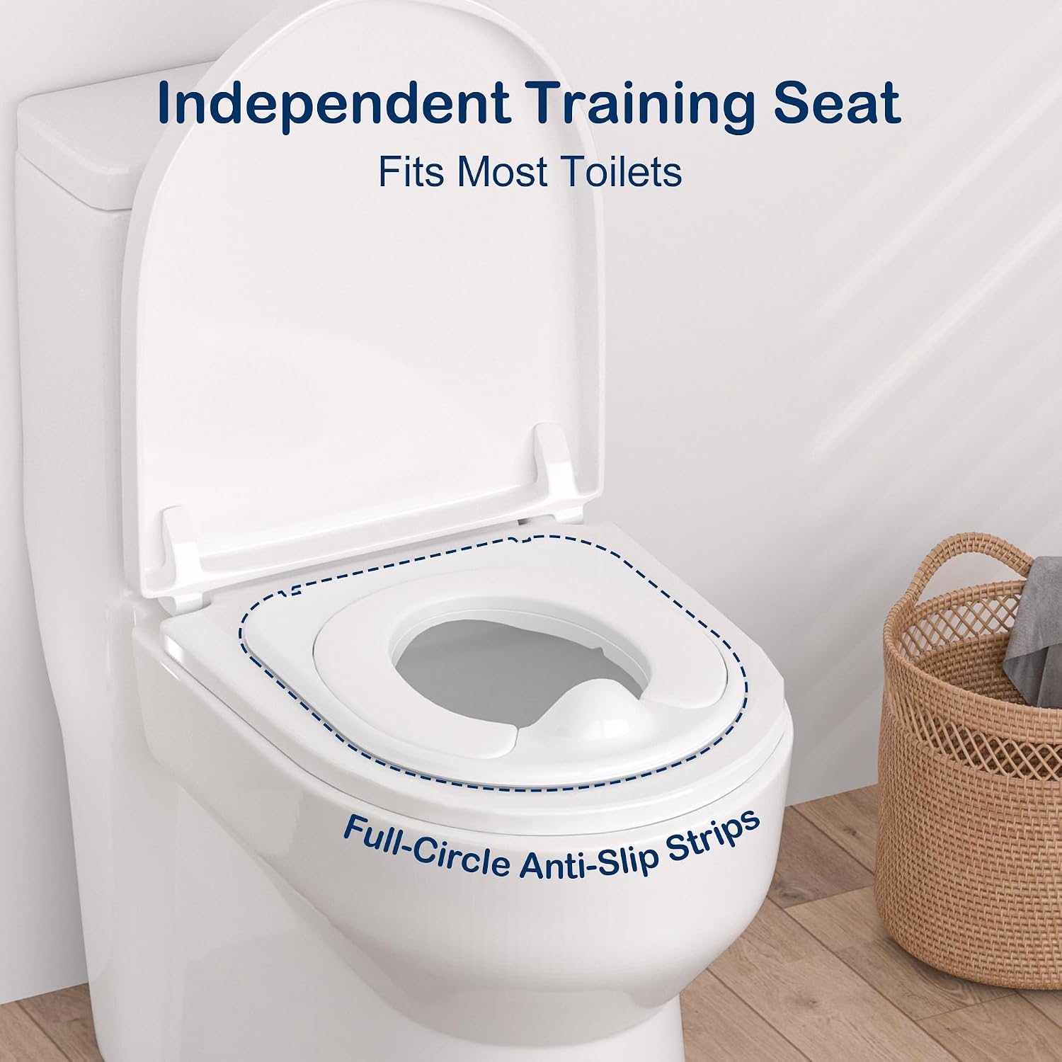 CheerTry Toddler Potty Training Toilet, Larger Potty Chair, Detachable Seat