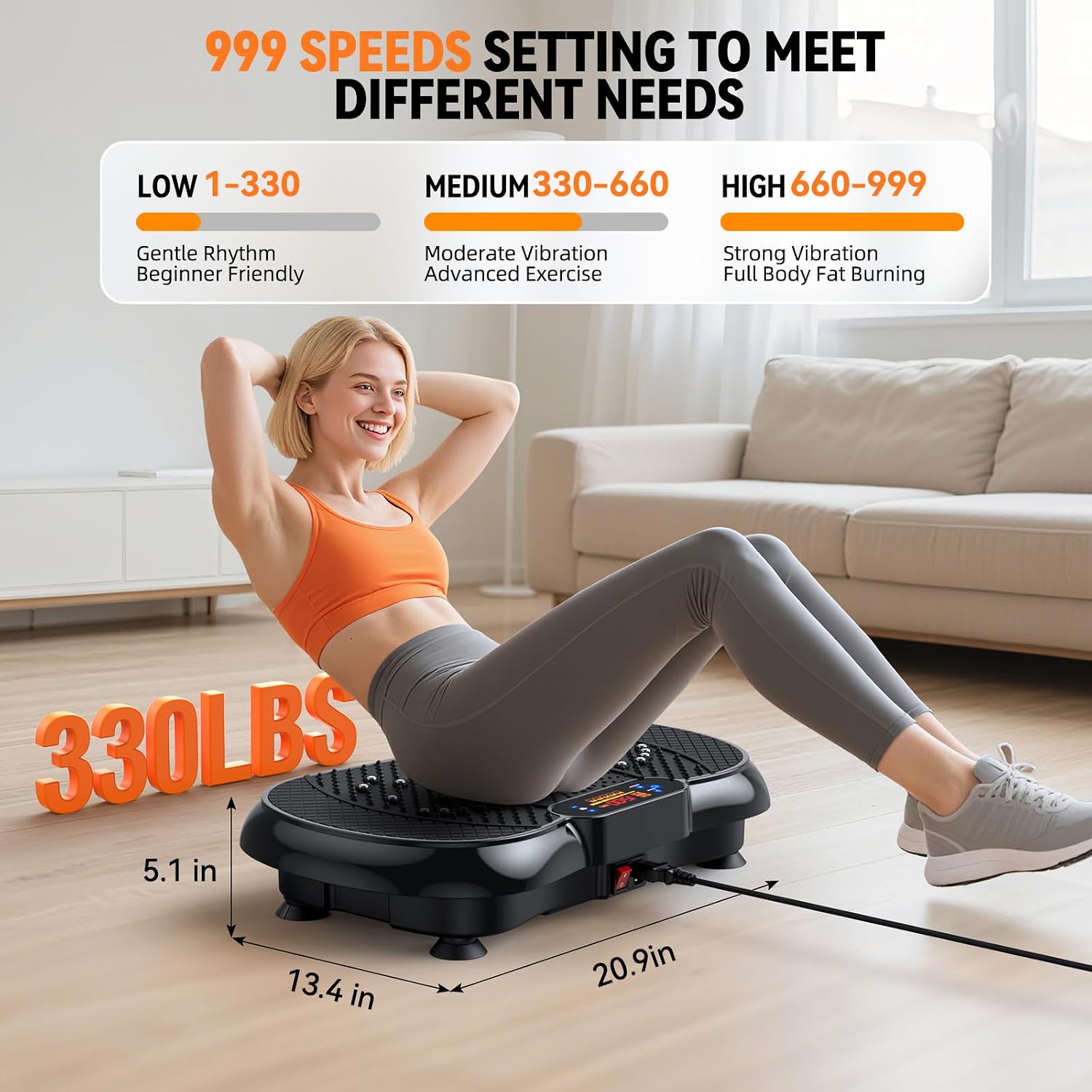 PBYRD Vibration Plate Exercise Machine for Lymphatic Drainage Weight Loss