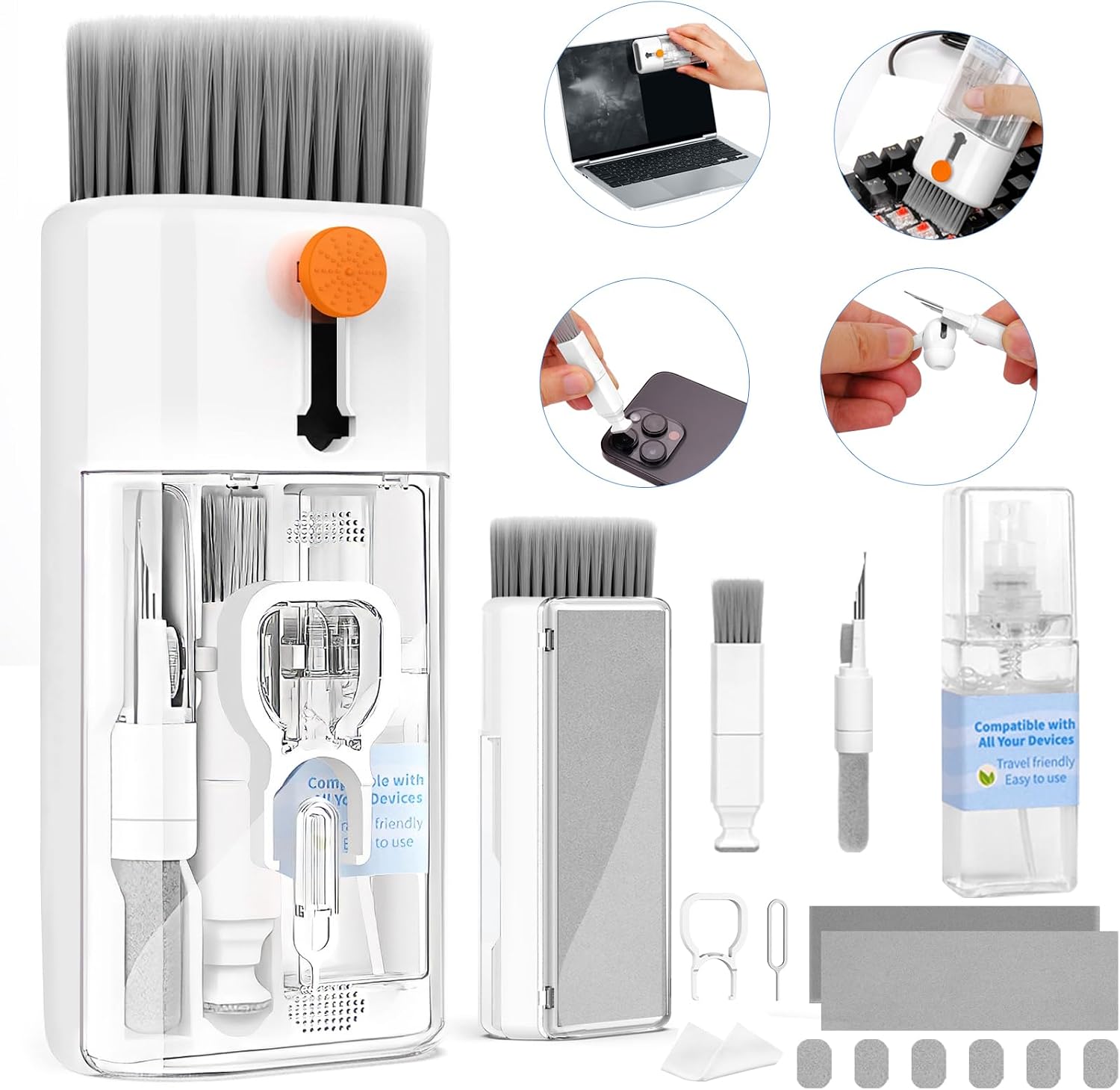 Keyboard Cleaner, Multi-Function Cleaning Kit for MacBook, Laptop, Computer