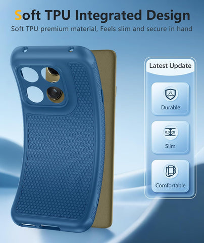 FNTCASE for Motorola Edge 2026 Case: Matte TPU Non Slip Drop Protection