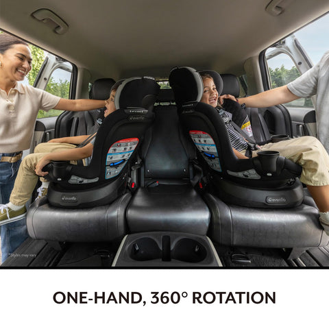 Evenflo Revolve360 Slim 2-in-1 Rotating Car Seat (Cambridge)