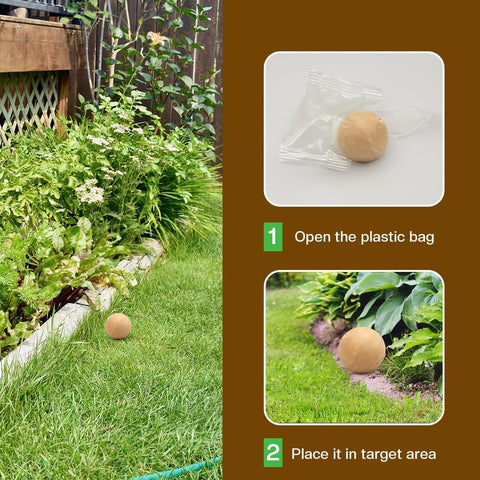 LEBMP Mole Repellent, Gopher Repellent, Groundhogs Repellant Outdoor-8Pcs