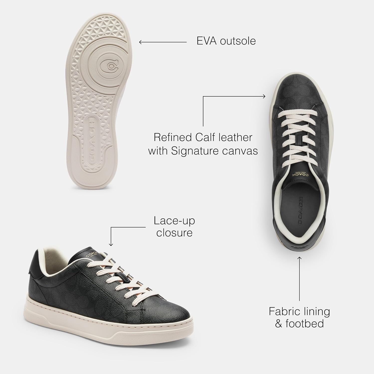 COACH Women's High Line Sneaker