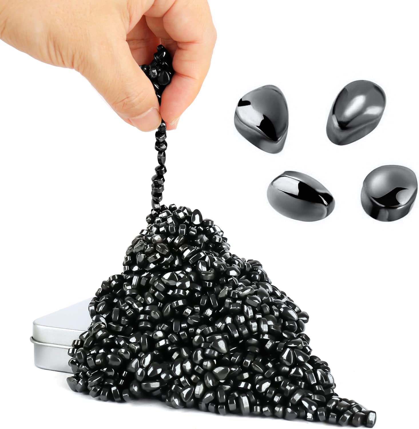 Matassari 550pcs Fidget Toy, Sensory Toys for Adults & Teens（Black）