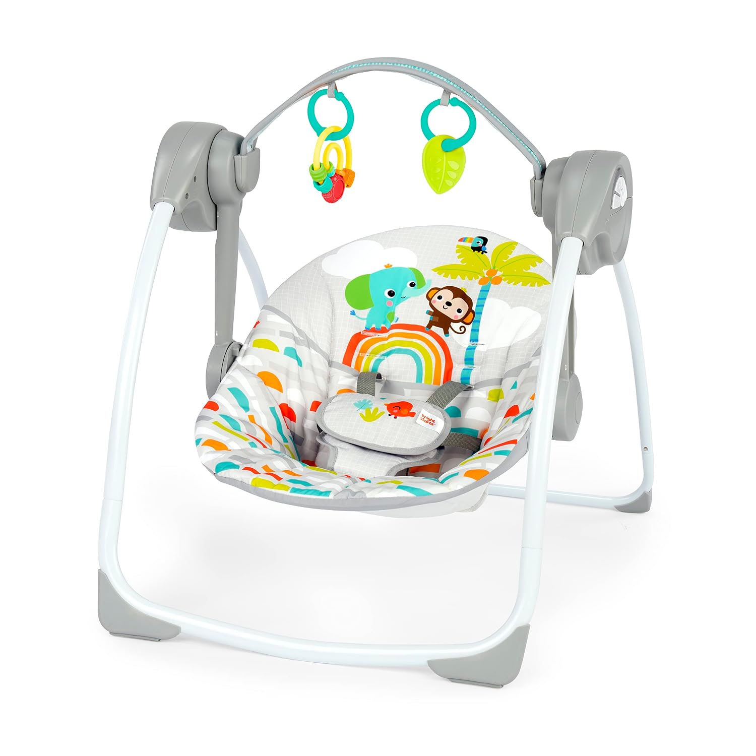 Bright Starts Portable Electric Baby Swing, Newborn to 9 Months