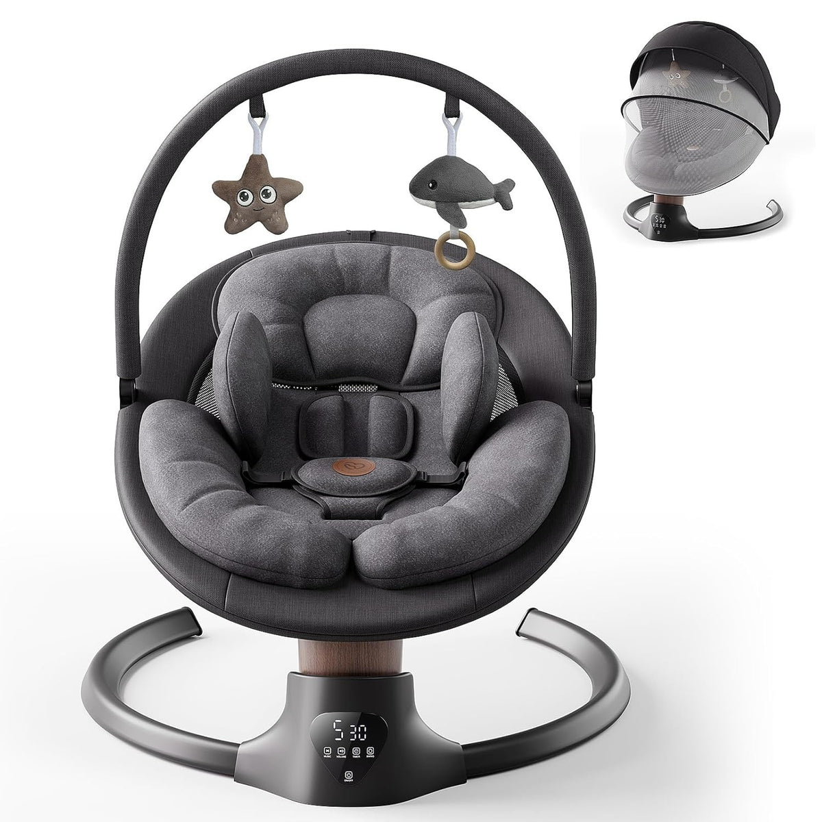 Baby Swings for Infants, FasonBaby Electric Baby Swing with Bluetooth Music