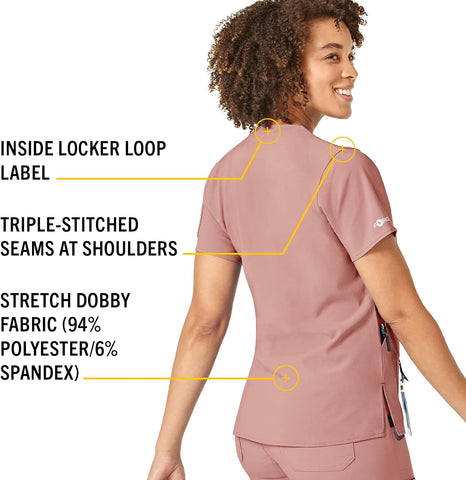 Carhartt Cross-Flex Scrubs for Women, V-Neck Scrub Tops