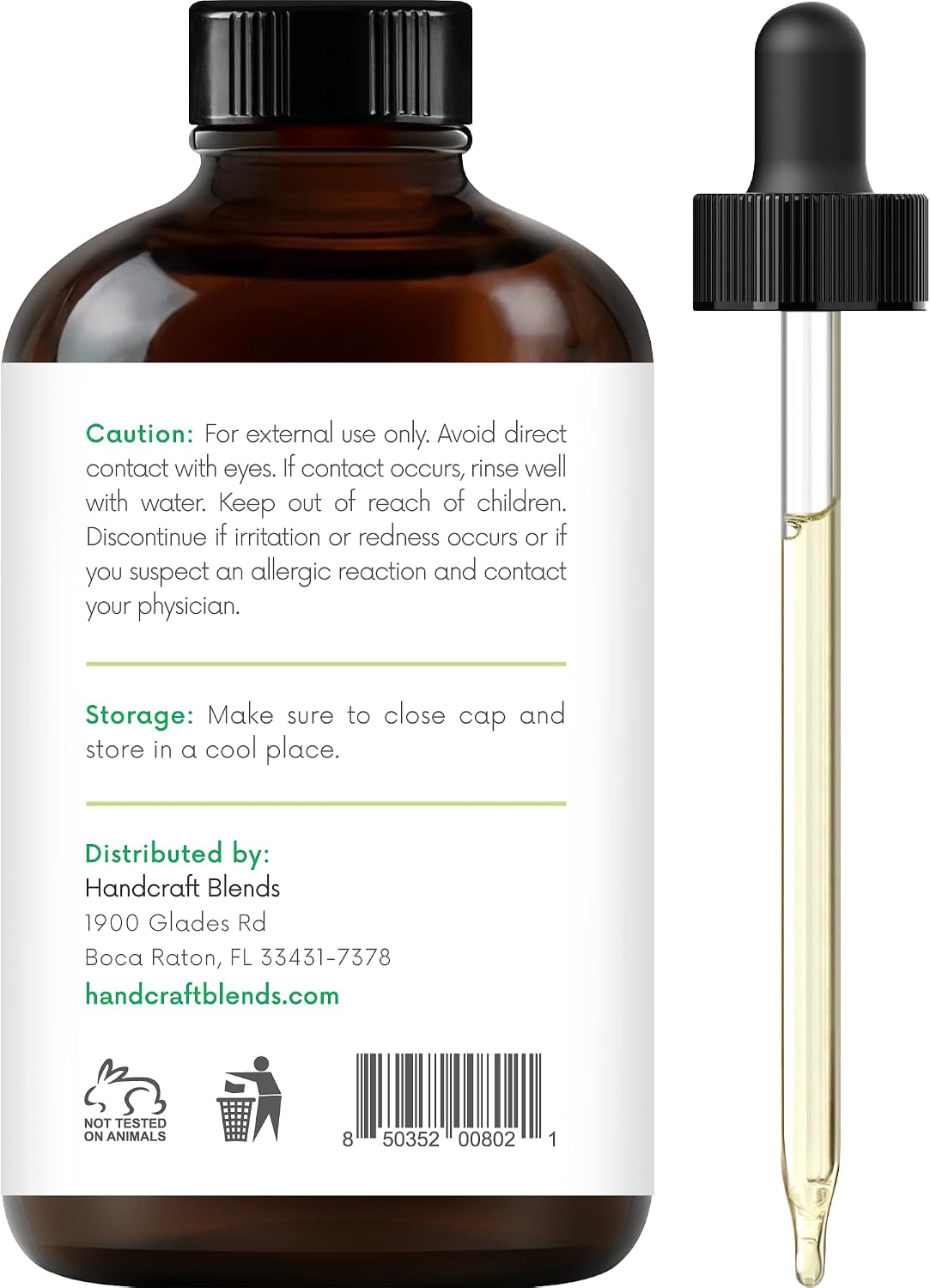 Handcraft Blends Peppermint Essential Oil – Huge 4 Fl Oz – 100% Pure and Natural – Premium Grade Essential Oil for Diffuser and Aromatherapy, Skin, Massage, Candle and Soap Making Fragrance