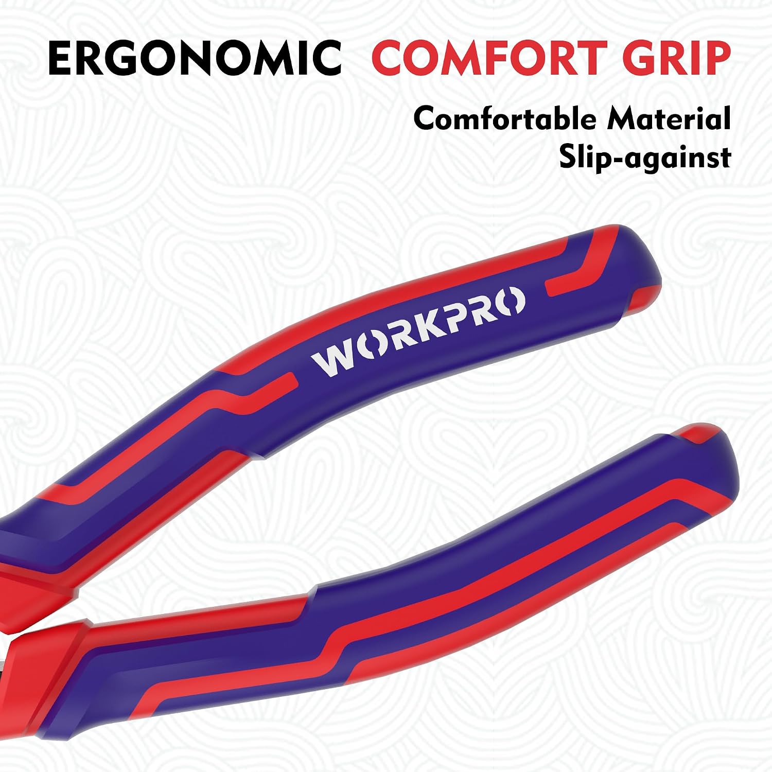 WORKPRO 6” Wire Cutters Heavy Duty CRV Steel, Diagonal Pliers for Cutting Wires Craft, Comfort Grip Handle