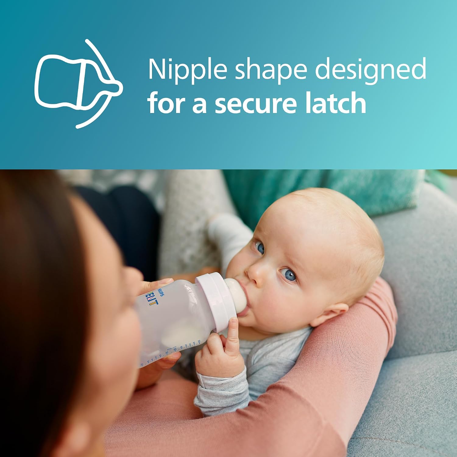Philips Avent Anti-Colic Nipples, Medium Flow, BPA-Free, 4-Pack