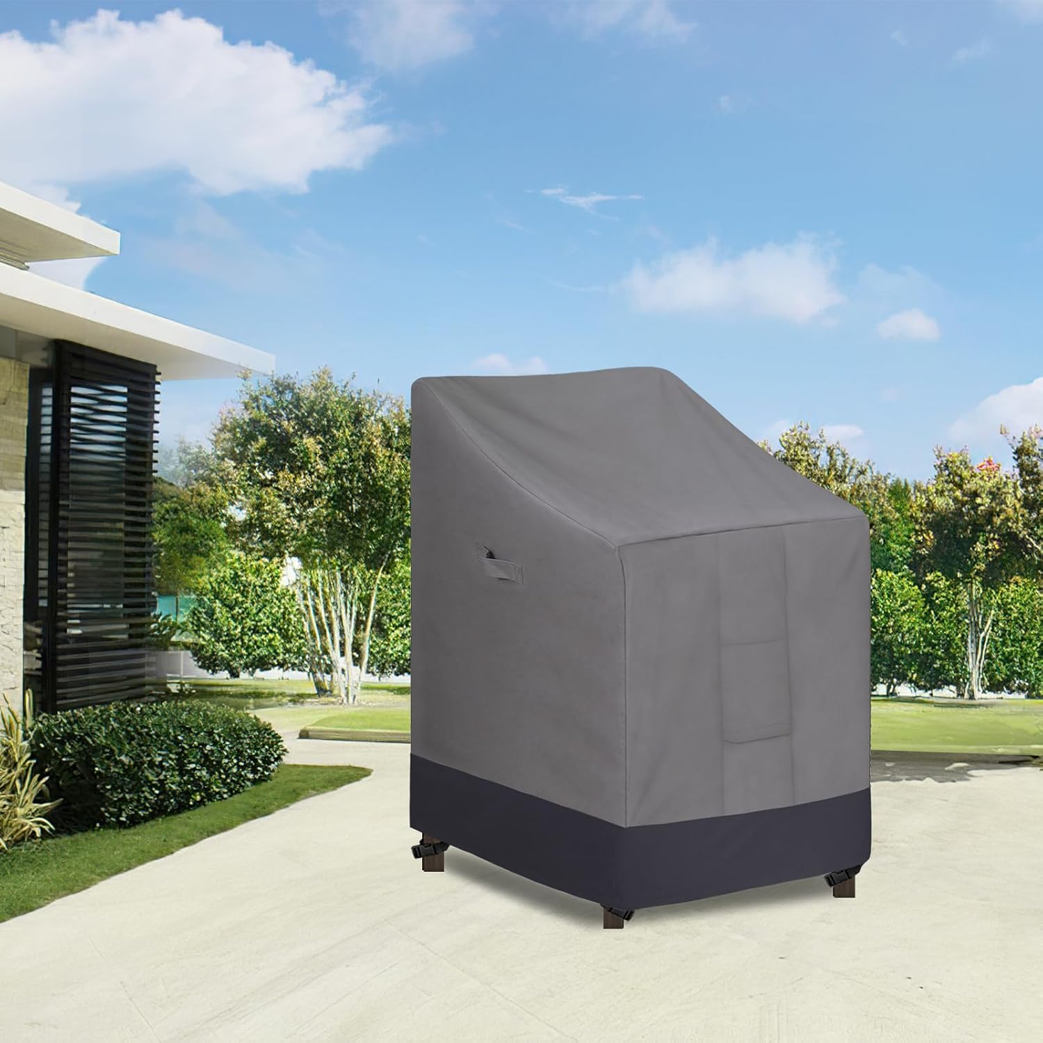 Easy-Going Outdoor Stackable Chair Cover, 1 Pack-28Wx36Dx47H inch