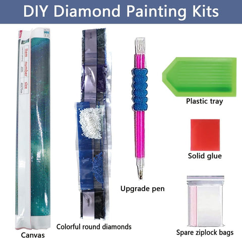 ijbnhd Sunset Diamond Art Kits for Adults 12x16in