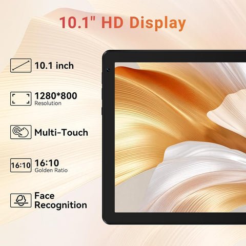 URAO Tablet,10.1" Android 16 Tablet Octa-core 36GB+128GB Dual Camera