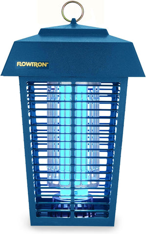 Flowtron Electric Bug Zapper, 1 Acre Outdoor, 40W UV, 5600V Zap, Blue