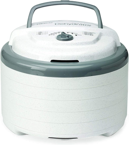 NESCO FD-75A Snackmaster Pro Food Dehydrator, For Snacks, Fruit, Beef Jerky, Gray