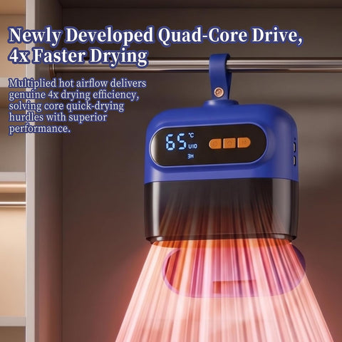 Portable Compact Clothes Dryer, Global Voltage Travel Dryer