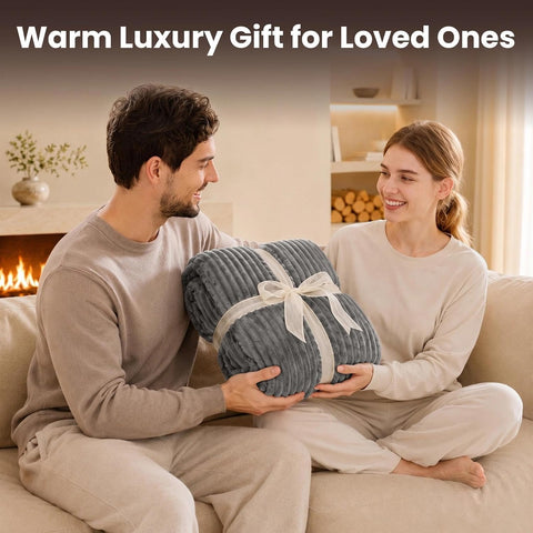 Homemate Electric Heated Heating Blanket King Size 100"x90" Dual Control