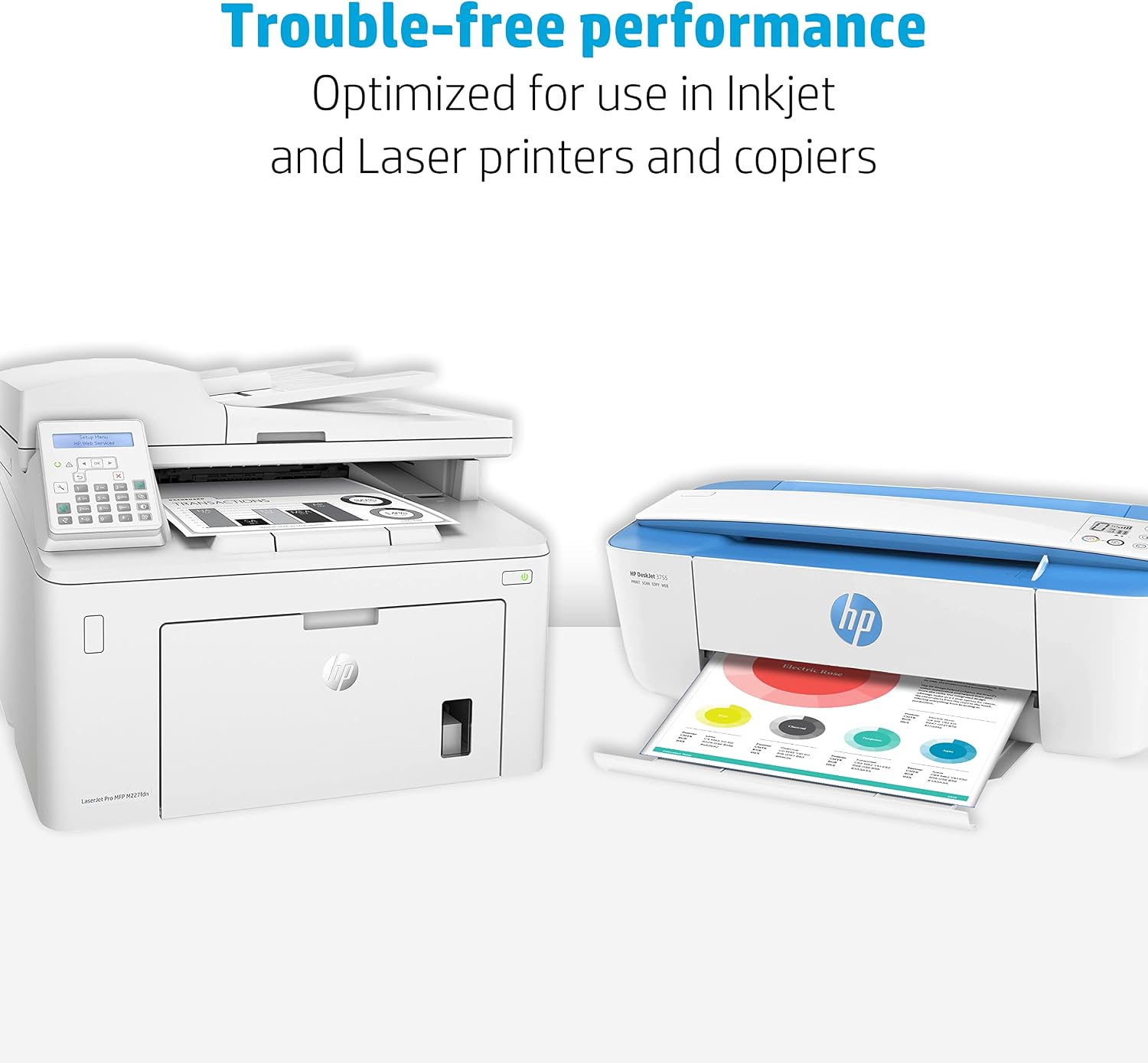 HP Papers | 8.5 x 11 Paper | All In One 22 lb | 1 Mega Ream - 750 Sheets | 96 Bright | Made in USA - FSC Certified | 207750R