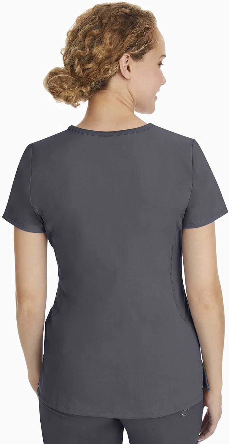 Healing Hands Purple Label Women's Scrub Top V-Neck with 2 Pockets