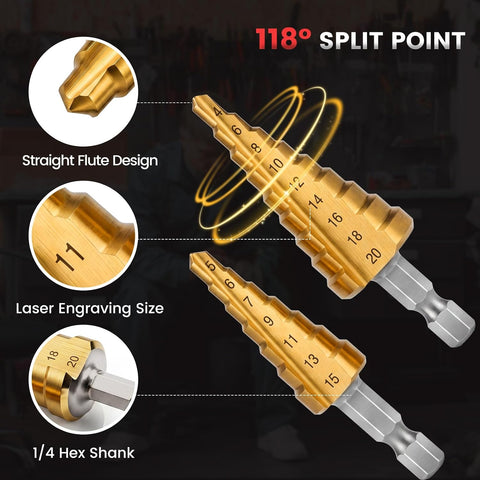 Rivet Nut Tool Kit, 16" Rivnut Tool with 15 Mandrels & 290 Rivet Nuts
