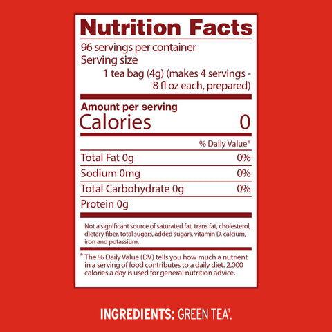 Luzianne Green Tea Bags 24 Count (Pack of 6)