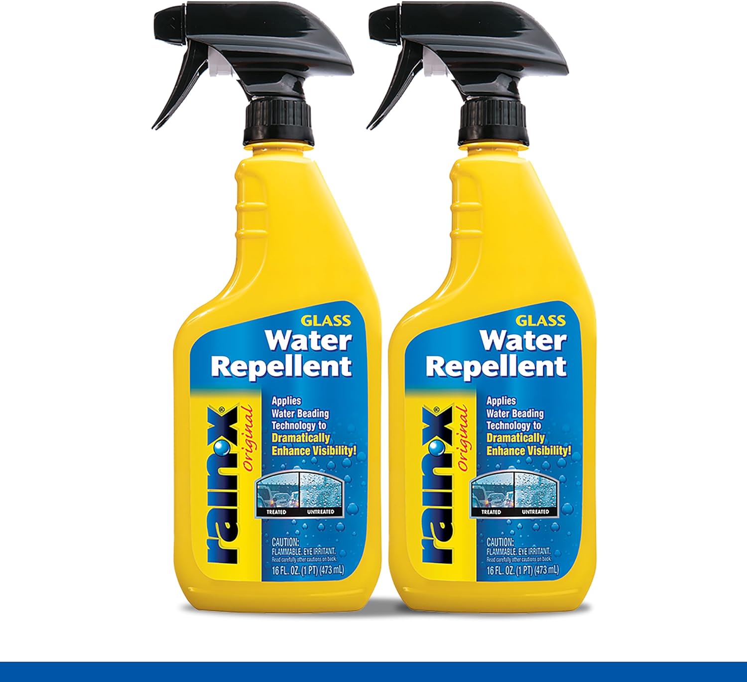 Rain-X 800002243 Glass Treatment, 7 oz. - Exterior Glass Treatment To Dramatically Improve Wet Weather Driving Visibility During All Weather Conditions