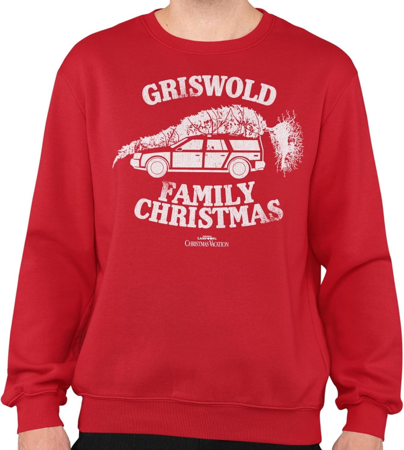Ripple Junction National Lampoon’s Christmas Vacation Crewneck Sweatshirt Griswold Family Funny Holiday Officially Licensed