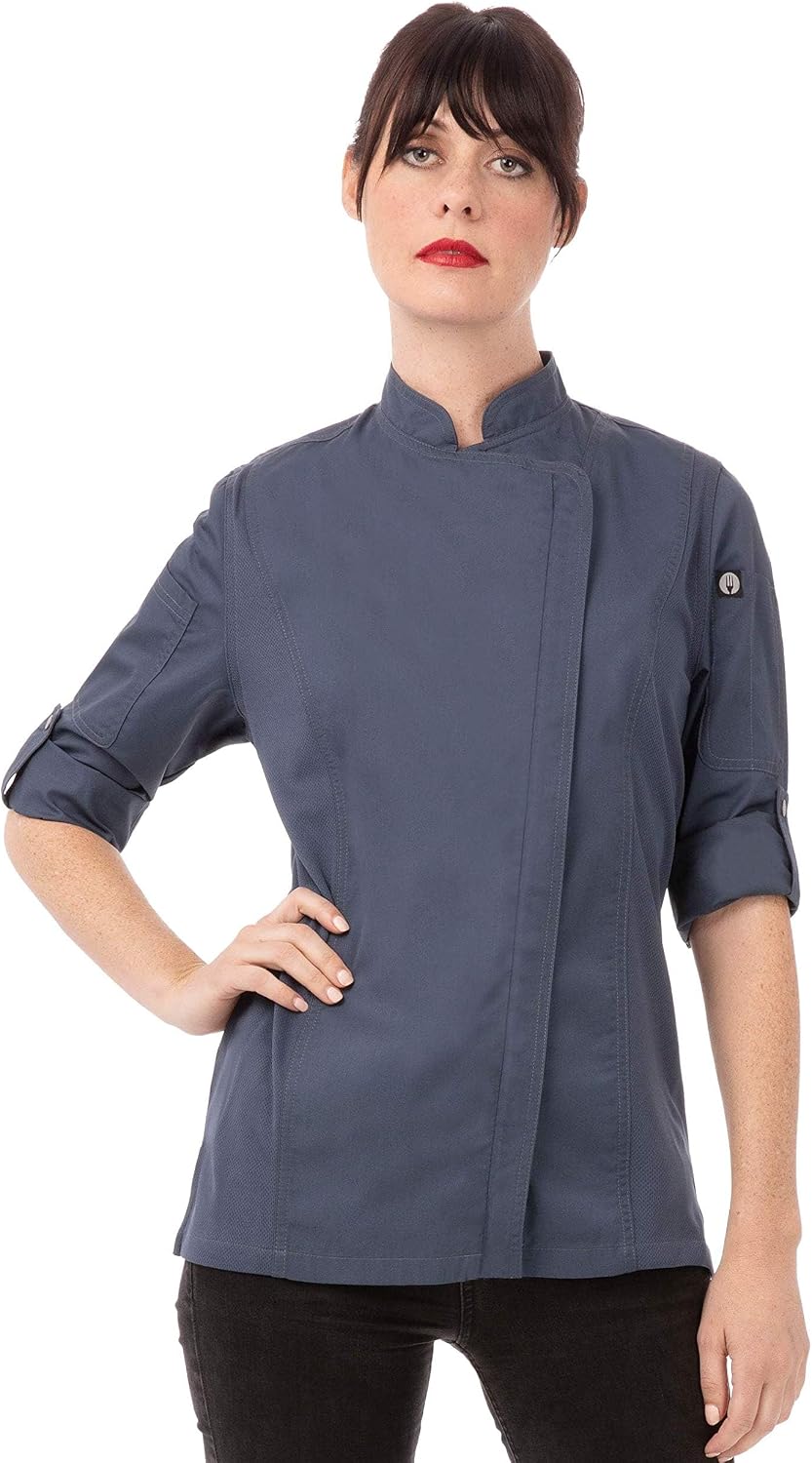 Chef Works Women's Hartford Cool Vent Chef Coat