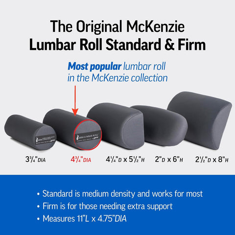 OPTP The Original McKenzie Lumbar Roll – Standard Density Low Back Support