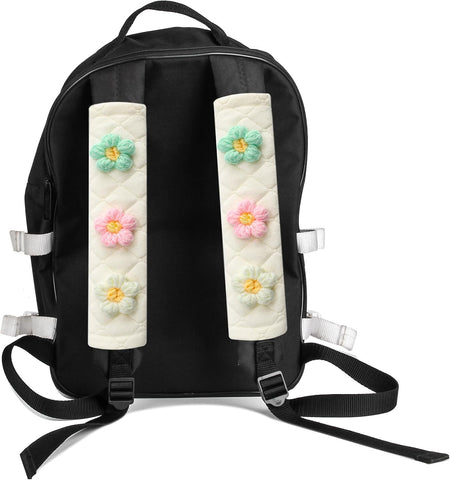Amooca 2 Pack Seat Belt Covers Soft Shoulder Pad for Cars & Backpack