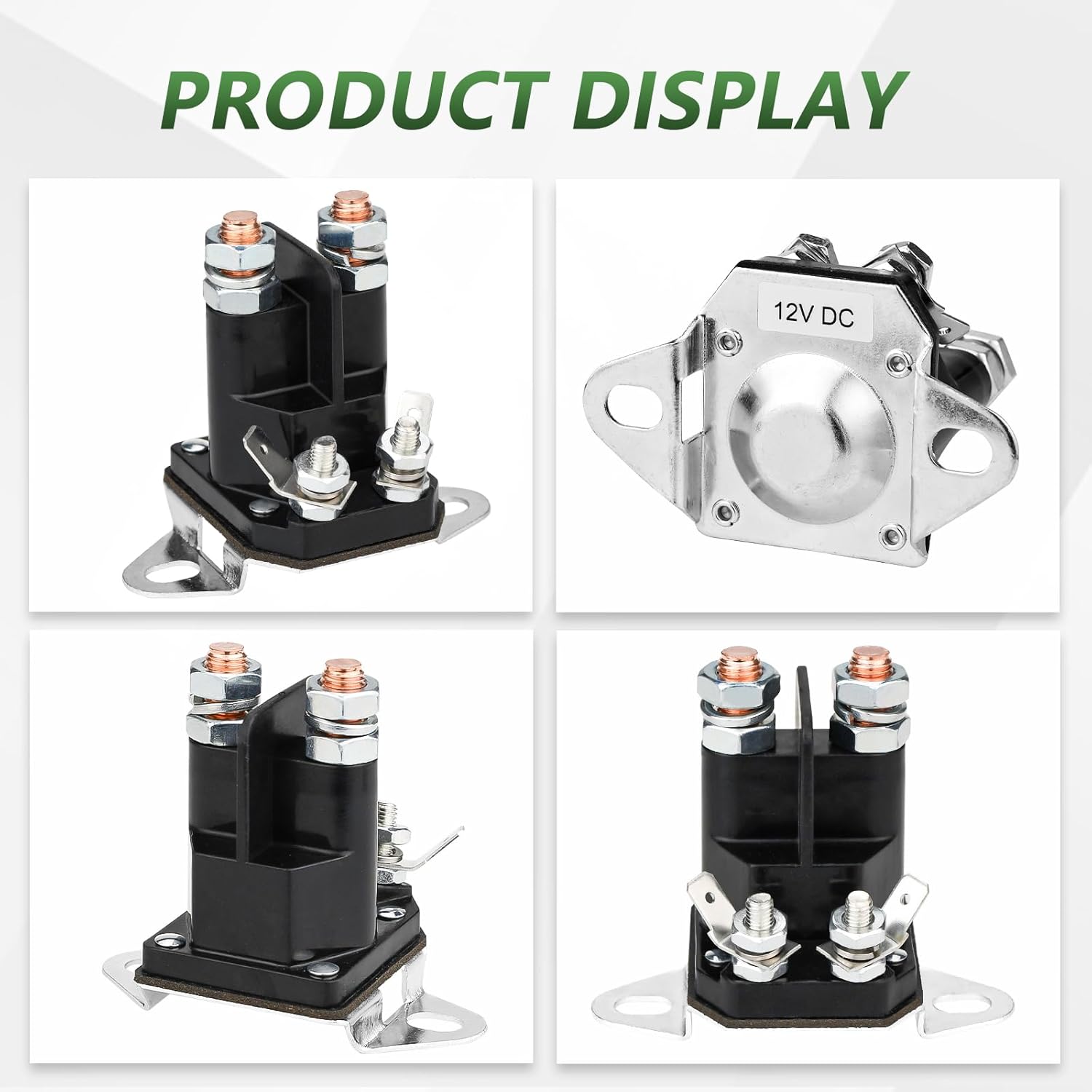 117-1197 Starter Solenoid for Toro Timecutter ss5000 z4200 ss4225 ss4235 Exmark Zero Turn Lawn Mower, Replace Part #784-1221-210 104-3189 E513075 1-513075 212655 28-4210 47-1910