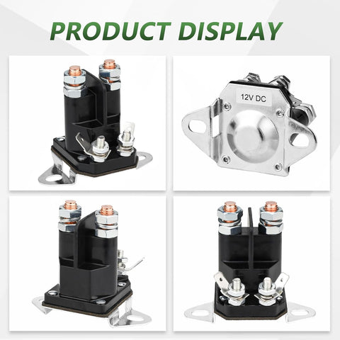 117-1197 Starter Solenoid for Toro Timecutter ss5000 z4200 ss4225 ss4235 Exmark Zero Turn Lawn Mower, Replace Part #784-1221-210 104-3189 E513075 1-513075 212655 28-4210 47-1910