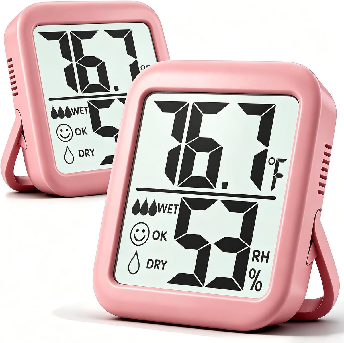 Antonki 2 Pack Room Thermometer Indoor Hygrometer
