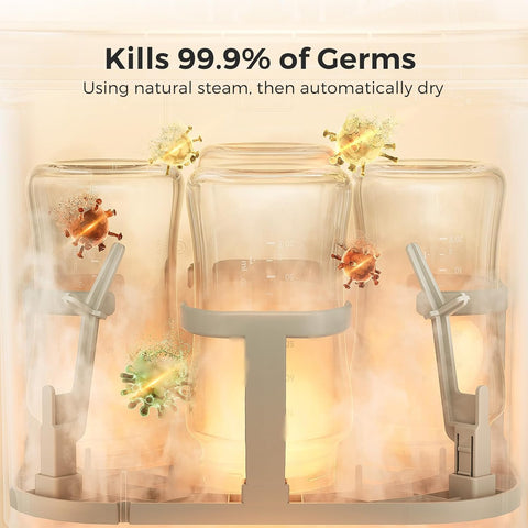 Momcozy KleanPal Pro All-in-One Bottle Washer, Sterilizer & Dryer - White