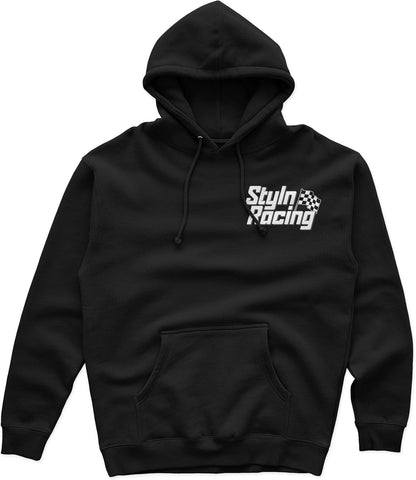 STYLN Long Sleeve Hooded Sweatshirt | Adult Unisex Automotive Enthusiasts Car Truck Bike Racing Funny Hoodie Sweatshirt